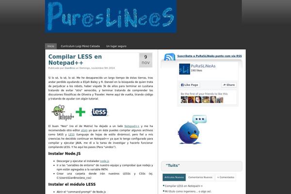 puraslineas.com site used Lightbreaker