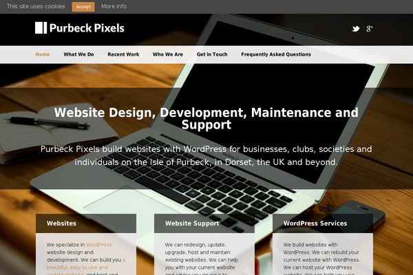 Bricks-child theme site design template sample