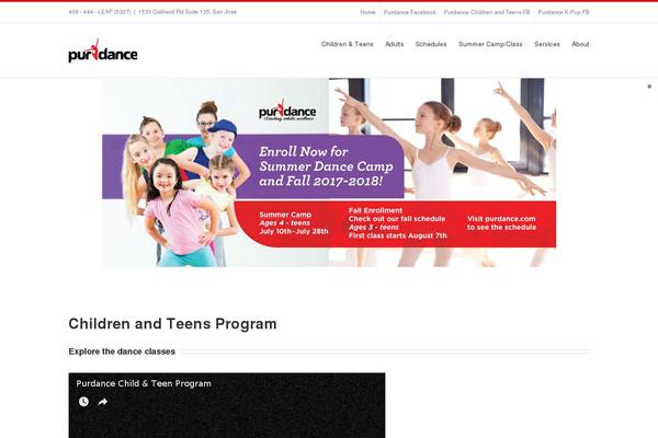 Josefin theme site design template sample