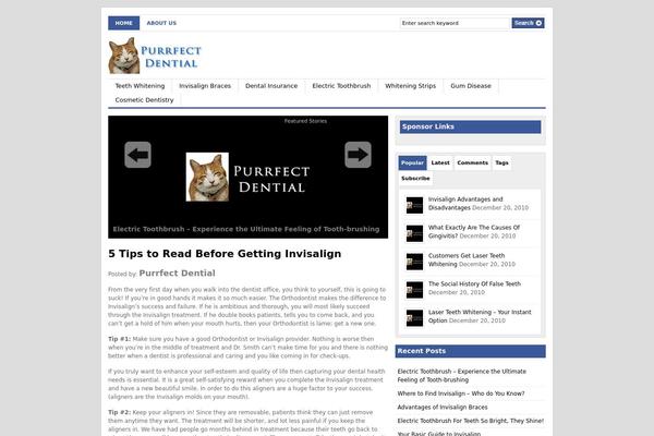 Gazette theme site design template sample
