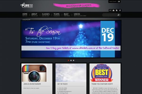 Incorporate theme site design template sample