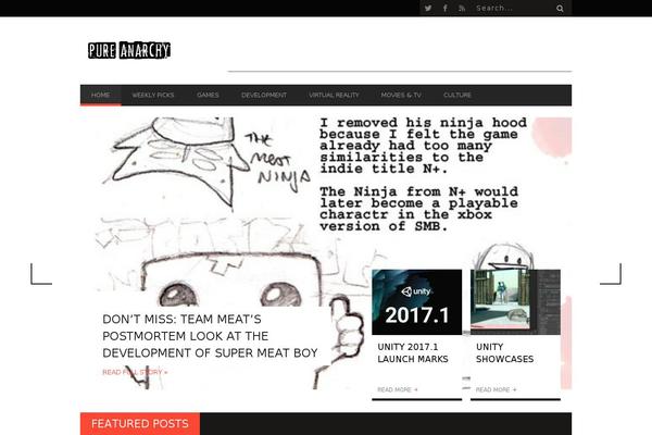 PRESSO theme site design template sample