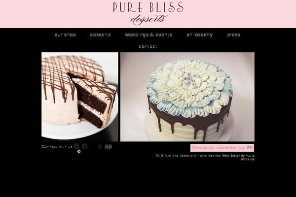 pureblissdesserts.com site used Intuito-700