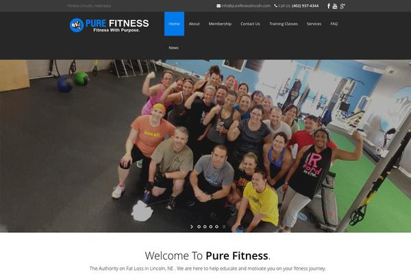 Fitness GYM theme site design template sample