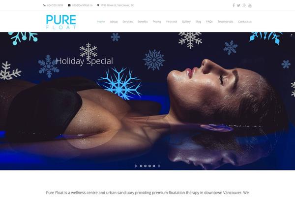 Total Child theme site design template sample