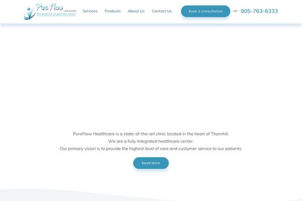 pureflowhealthcare.ca site used Pureflowconvergine