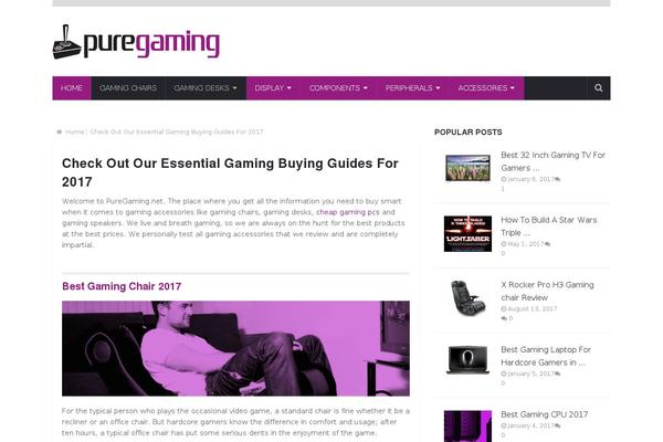 GeneratePress theme site design template sample