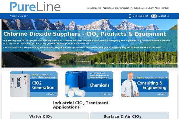 Pureline theme site design template sample