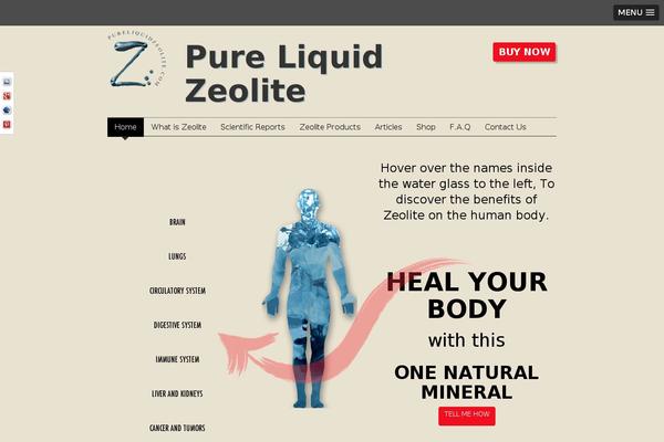 Site using Social Slider plugin