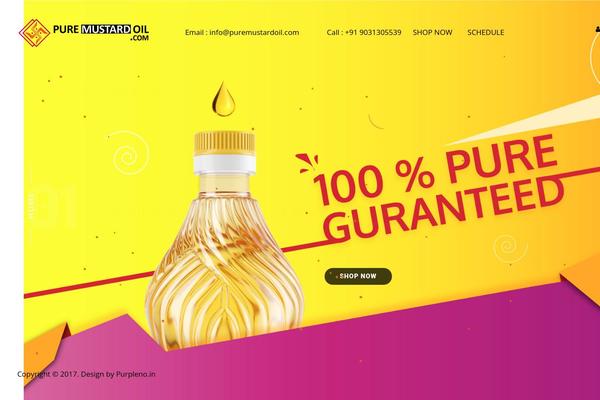 Gravity theme site design template sample