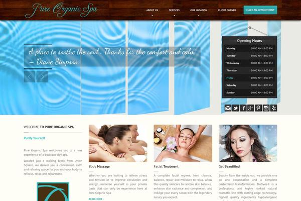 pureorganicspa.co site used Pos