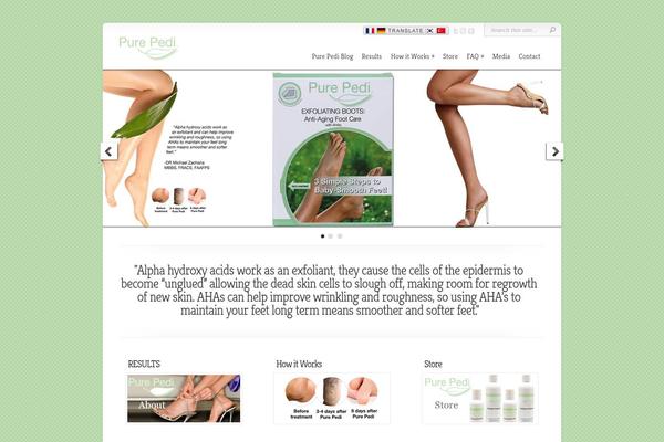 Chameleon theme site design template sample