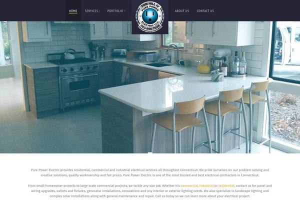 Renovation theme site design template sample