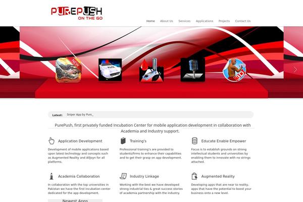 Grizzly theme site design template sample
