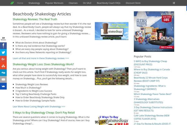pureshakeingredientsreviews.com site used Full Frame