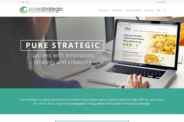Enfold theme site design template sample