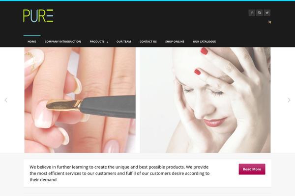 Gravity theme site design template sample