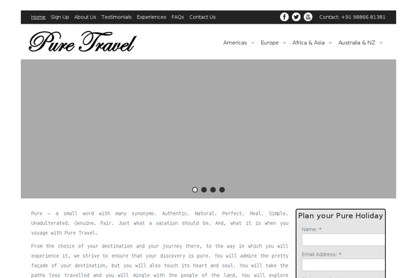 Brilliance theme site design template sample