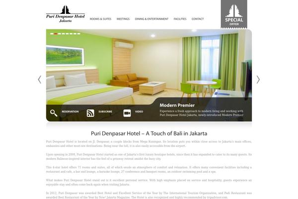 Guesthouse theme site design template sample