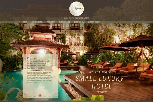 Boutique theme site design template sample