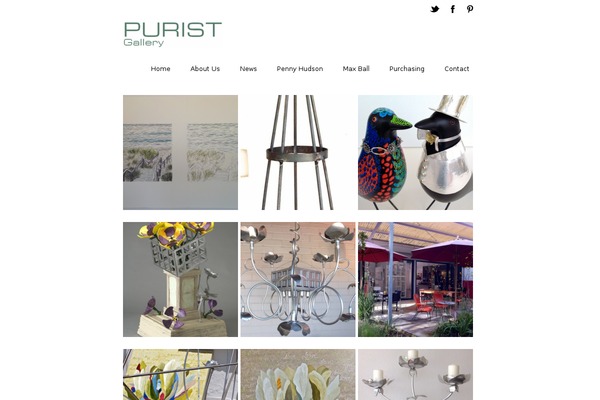 Photogridthemeres theme site design template sample