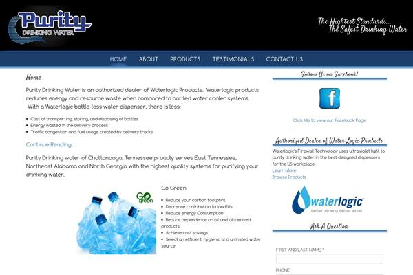 puritydrinkingwater.com site used Custom-purity