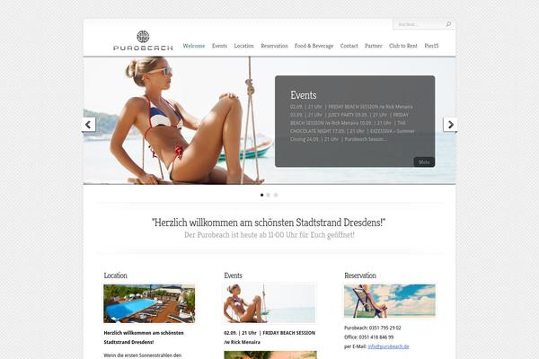 Chameleon theme site design template sample