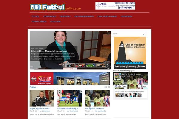 MH Newsdesk theme site design template sample
