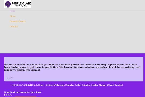 Zephyr theme site design template sample