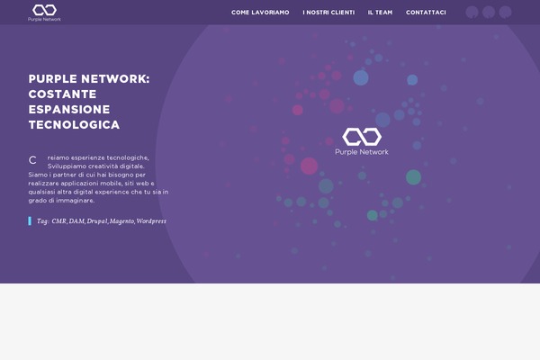 Purple theme site design template sample