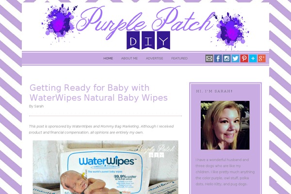Geraldine theme site design template sample