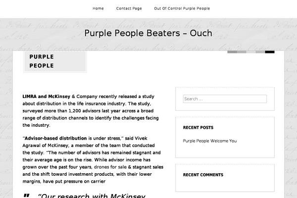 The Thinker Lite theme site design template sample