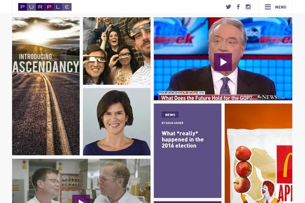 purplestrategies.com site used Main