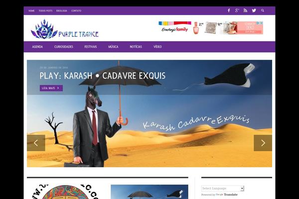 PRESSO theme site design template sample