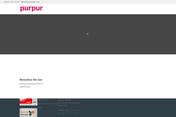 Divi theme site design template sample