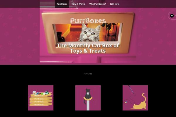 The One Pager theme site design template sample