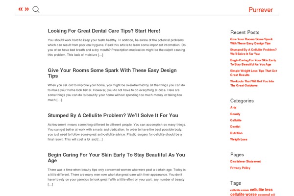 purrever.us site used Photon