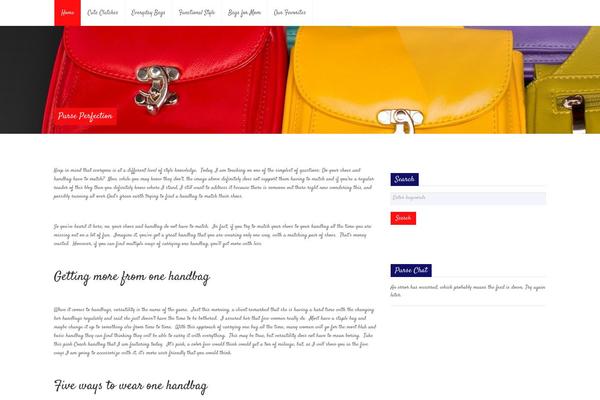 Warta theme site design template sample