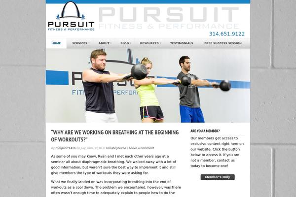 FitPro theme site design template sample