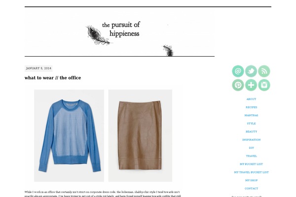 pursuitofhippieness.com site used Pilcrow-child