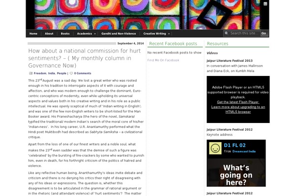purushottamagrawal.com site used Expressivo