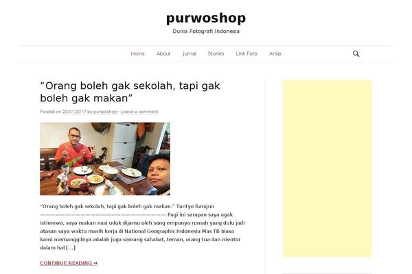 Graphy theme site design template sample