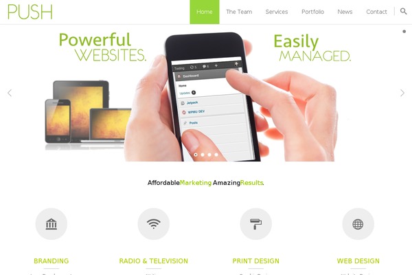 Big Junior theme site design template sample