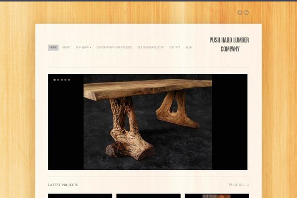 Equilibrium theme site design template sample