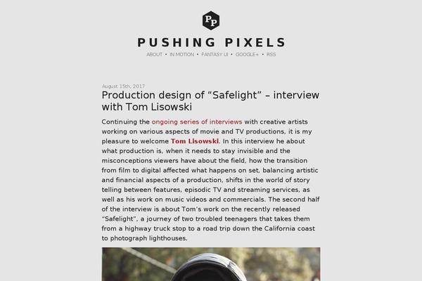 Site using Prismatic plugin