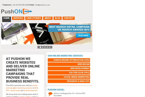 Stack Child theme site design template sample