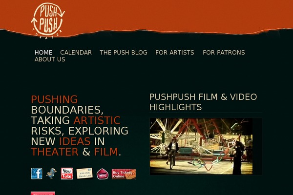 pushpushtheater.com site used Caffeinated