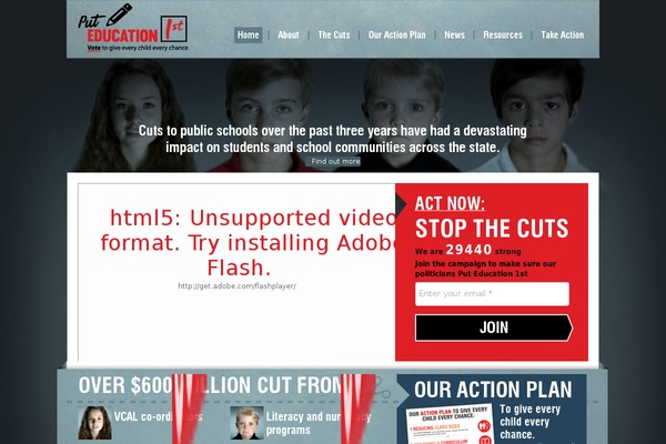 puteducation1st.com.au site used Cbusiness-consult-lite