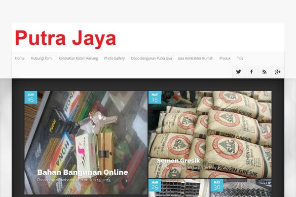 Nexus theme site design template sample