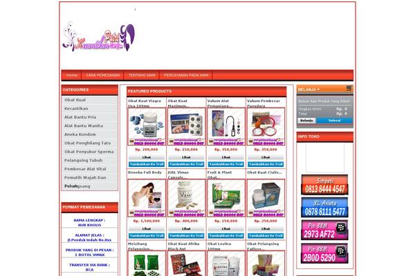 putrikecantikan.com site used Indostore4